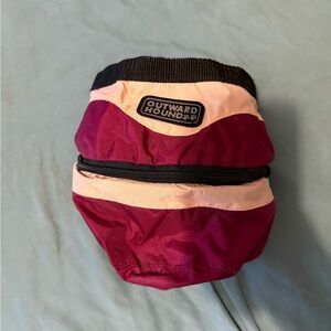 Outward Hound 2-in-1 Portable Dog Food & Water Bowl